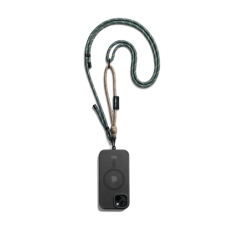 Beige-Green Crossbody Phone Lanyard - Cord